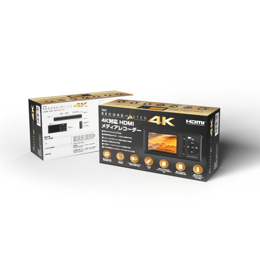 <span>TMREC-4K Record Master 4K30P Input compatible HDMI media recorder</span>
 thumbnail 5