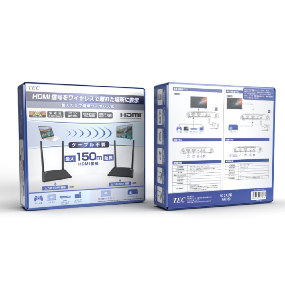 <span>TEHDWLEX150S Wireless HDMI Extender for Wireless Display of HDMI signals in a remote locations up to 150 meters</span>
 thumbnail 7