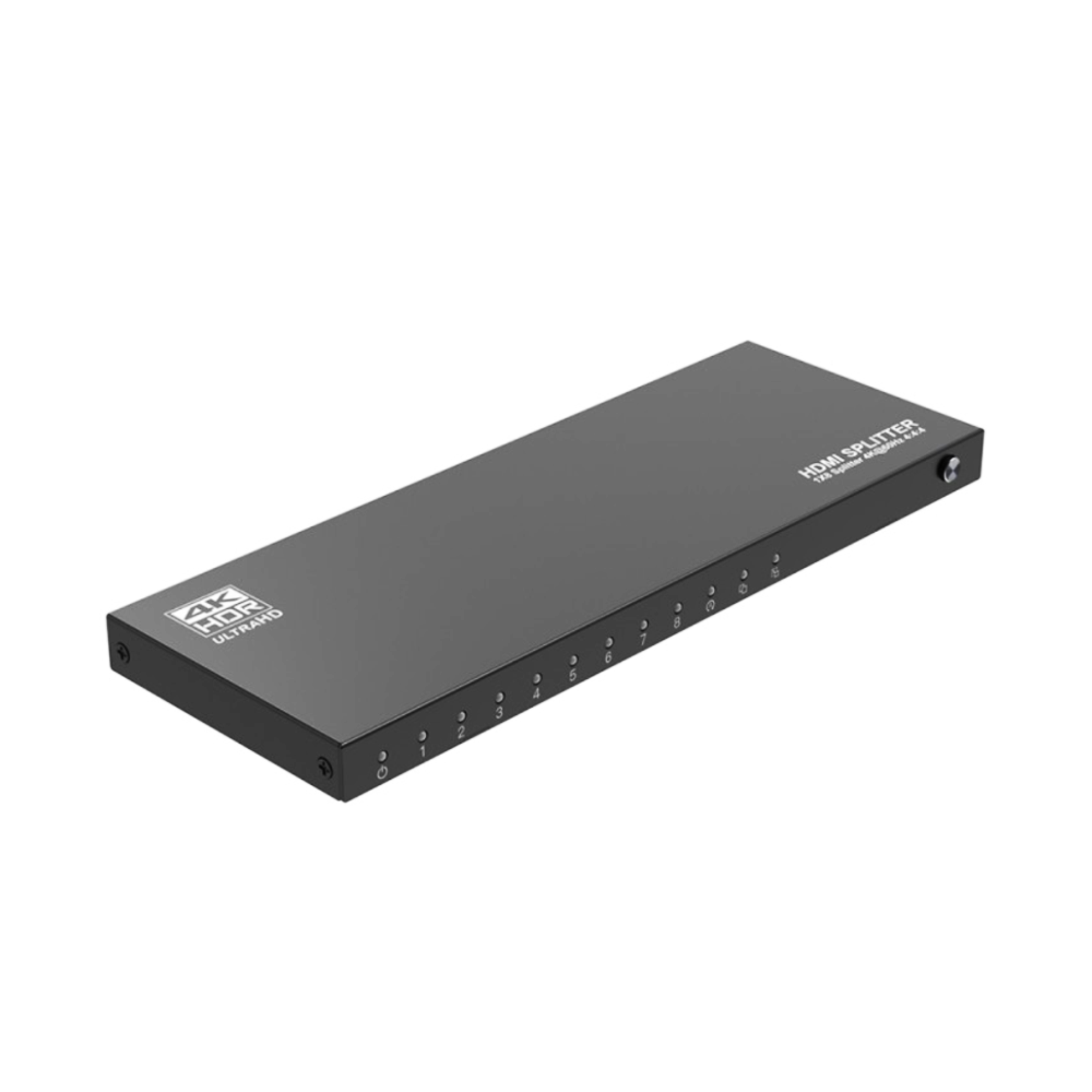 THDSP18-4K60S2 4K60Hz compatible HDMI splitter capable of simultaneous output to 8 monitors