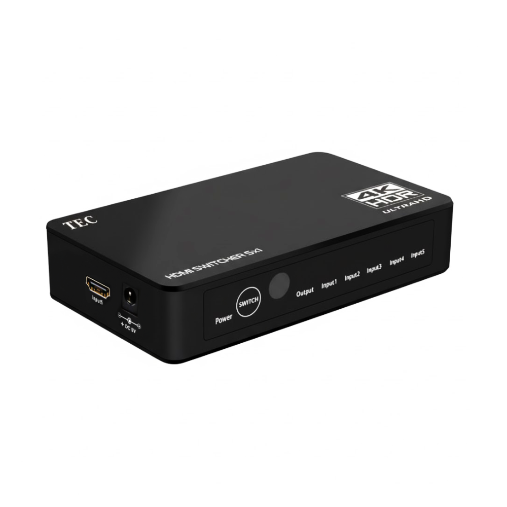 THDSW51-4K60 4K HDR compatible 5 input 1 output HDMI Switcher