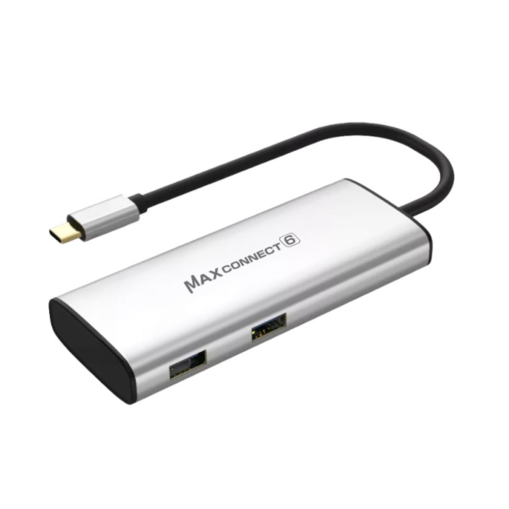 TCHD2A3CPD-4K60 MaxConnect 6-in-1 Type-C Hub, compatible with 4K60Hz