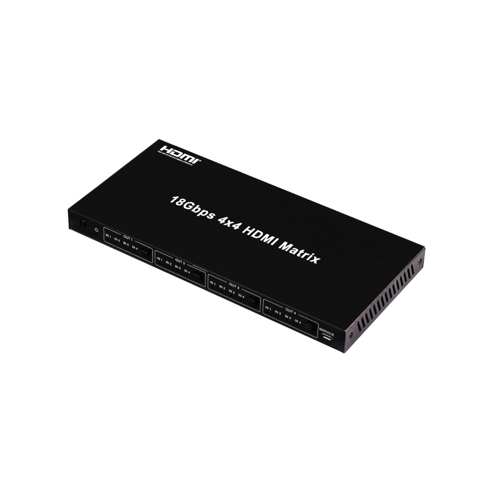 <span>THD44MSP-4K60S Ultra HD 4x4 HDMI Matrix Switch 4K @60Hz With IR Remote</span>
 thumbnail 2