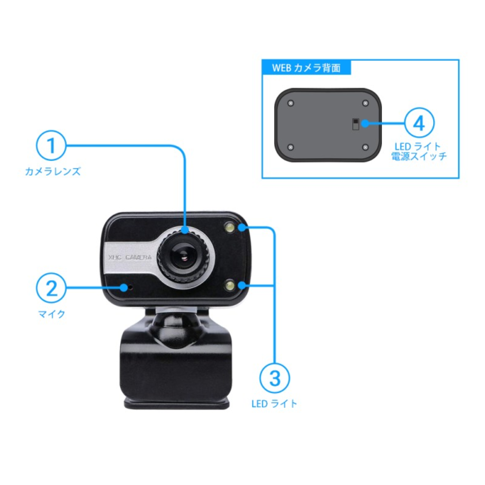 
<span>TWCAM-001 USB Webcam with Built-in Microphone</span>
 thumbnail 4
