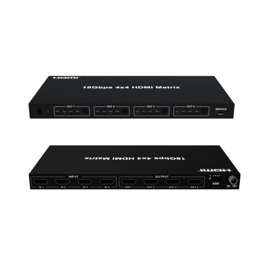 <span>THD44MSP-4K60S Ultra HD 4x4 HDMI Matrix Switch 4K @60Hz With IR Remote</span>
 thumbnail 6