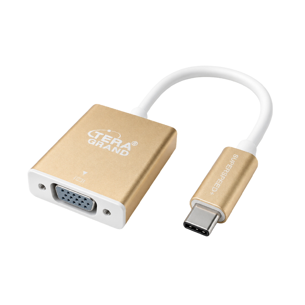 USB31-TE298-GD TypeC-VGA変換アダプター